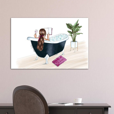 Relax 1 Piece Wrapped Canvas Painting