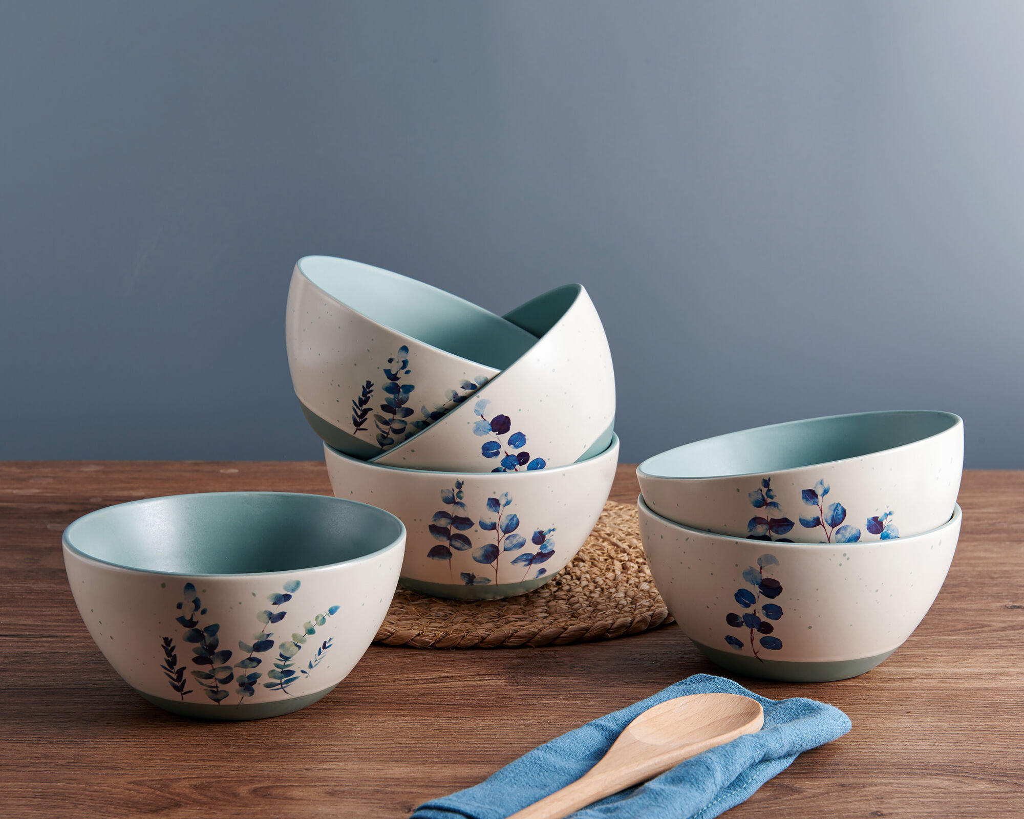 Pfaltzgraff Floral Leaves 24 oz. All-Purpose Stoneware Bowls & Reviews | Wayfair