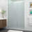 Belmore GS 53" x 72" Hinged Frameless Frosted Shower Door-30273082-105482102