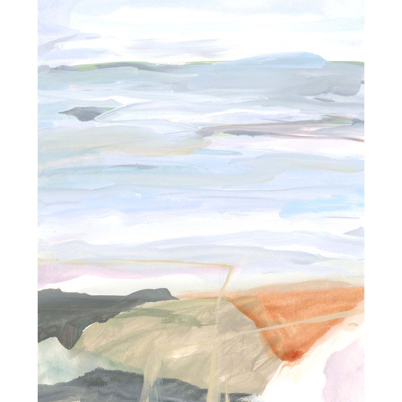 «Abstract Landscape 5» par Katie Ré Scheidt, Toile tendue, H 50 po x l 40 po