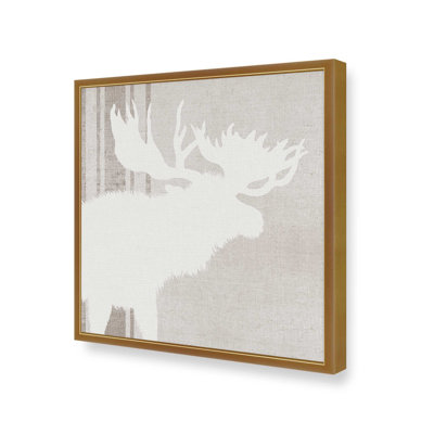 «Antlered Silhouette III», reproduction sur toile
