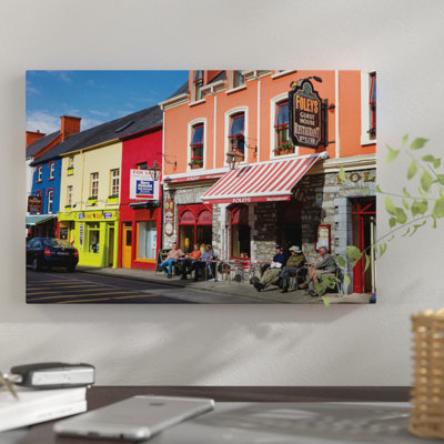 " Colorful Downtown Architecture, Kenmare, County Kerry, Munster Province, Republic Of Ireland " Color Photography