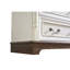 Commode 10 tiroirs pour chambre à coucher avec base en bois et garniture montante, commode rustique en bois, commode de rangement
