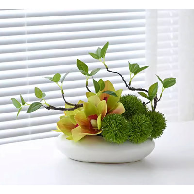 8.66'' Faux Fir Plant in Ceramic Pot