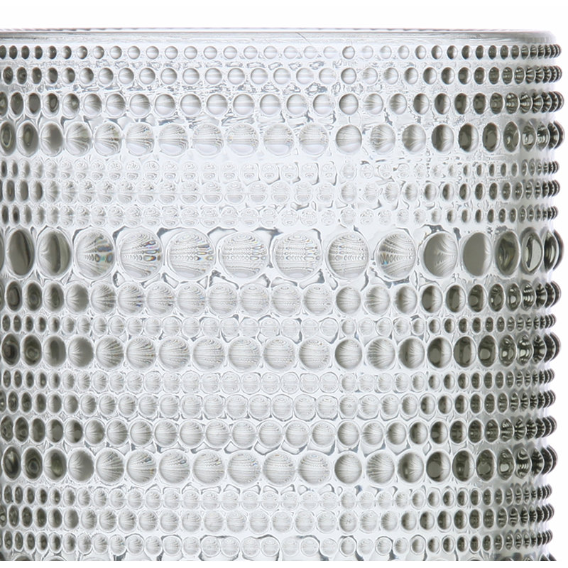 Fortessa Jupiter Glass, 10 Ounce Double Old Fashioned, Smoke Gray