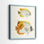 Impression encadrée jaune et gris I-Premium - prêt à être accroché - aucun clou requis - aucun clou requis-980359127-980358952