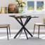 Table d'appoint rustique carrée