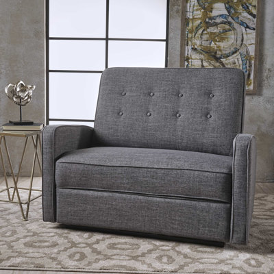 Lieb Fabric and Tweed Recliner