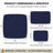Outdoor 4'' Sectional Cushion Cover-886191438