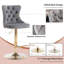 Tabouret de bar pivotant à hauteur réglable Zager-26442943-26442931-61844851