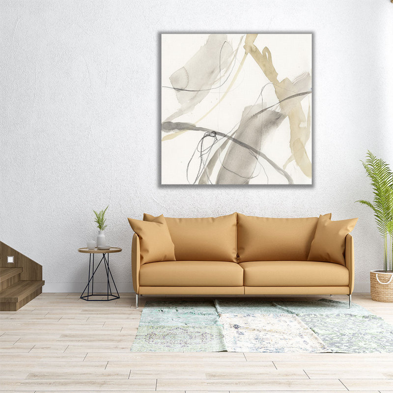 Neutral Momentum II - reproduction d'art sur toile, H 12 po x l 12 po