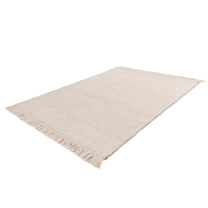 Dendron Solid Colour Hand Woven Area Rug, Rectangle 120 x 170cm