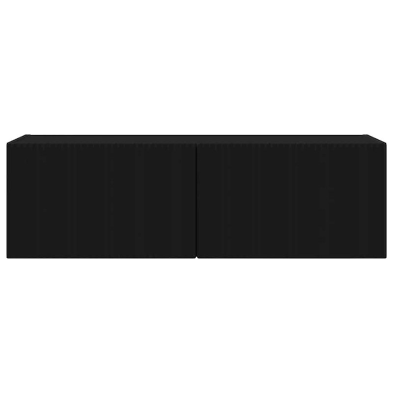 Unfinished TV Stand, Black, 29.5cm H x 98cm L x 31cm W