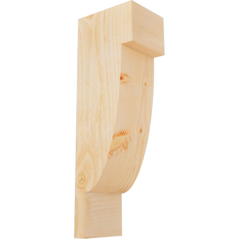 Alpine Corbel, 24" H x 6" W x 8" D, Douglas Fir, Rough Sawn