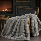 Ridgeline Faux Fur Throw Blanket