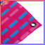 Tapisserie murale «Pink Blue Rectangles»-662297790