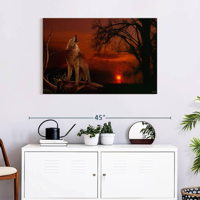 Spirit And The Darkness, 24" H x 36" W