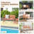 Carmino Outdoor Solid Wood Bench