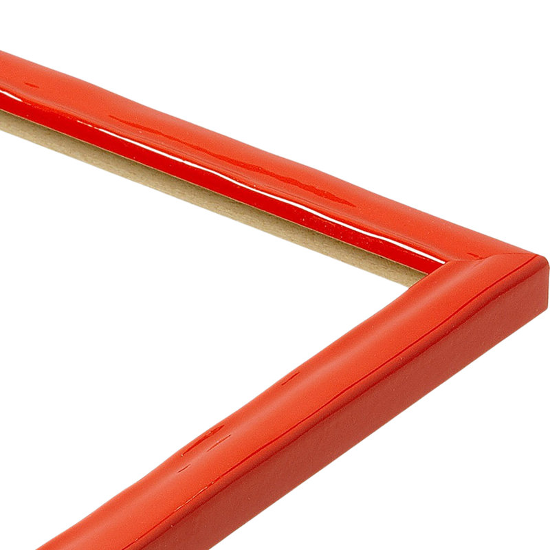 Lavo Wood Picture Frame, 4" x 6", Shimmering Orange