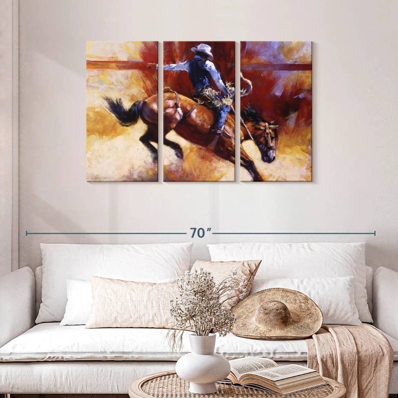 Sireci Yeehaw, 28" H x 45" W