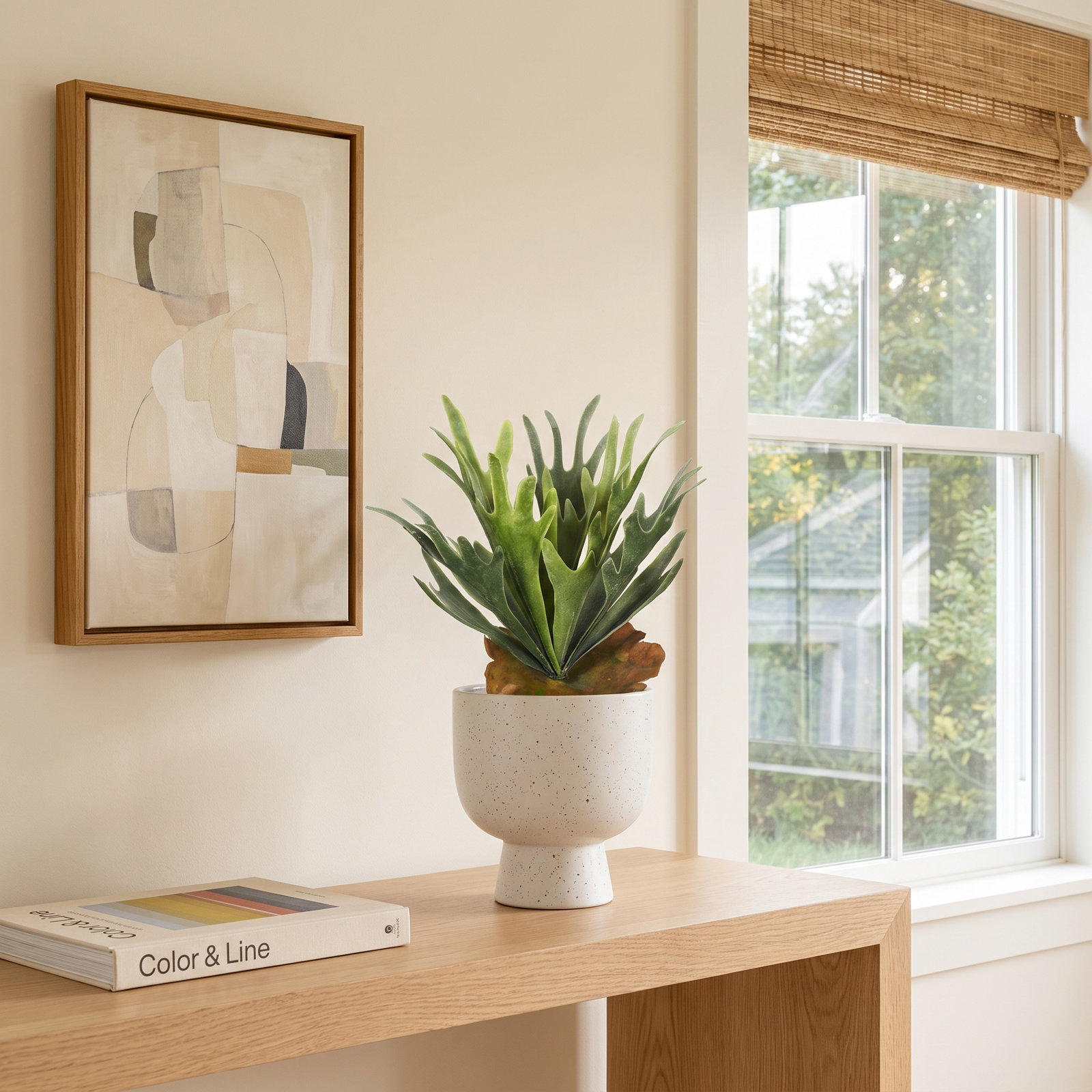 13'' Faux Fern Plant