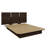 Zen Omega Bedroom - Platform Bed with Headboard – Easy Assembly, No Box Spring Required-380876171