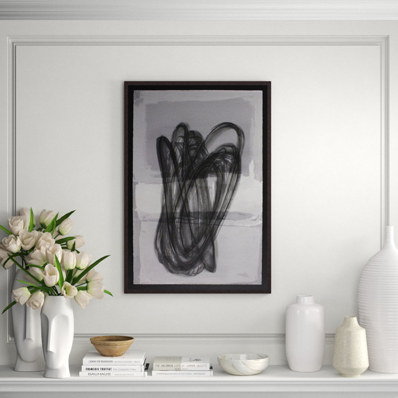 Movement 4' Framed Print on Glass