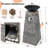 Clevette Column Steel Propane Fire Pit