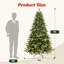Arbre de Noël artificiel vert pré-éclairé-471912588