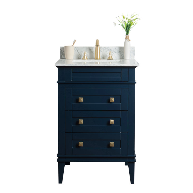 Alex 24'' W Single Vanity, Blue