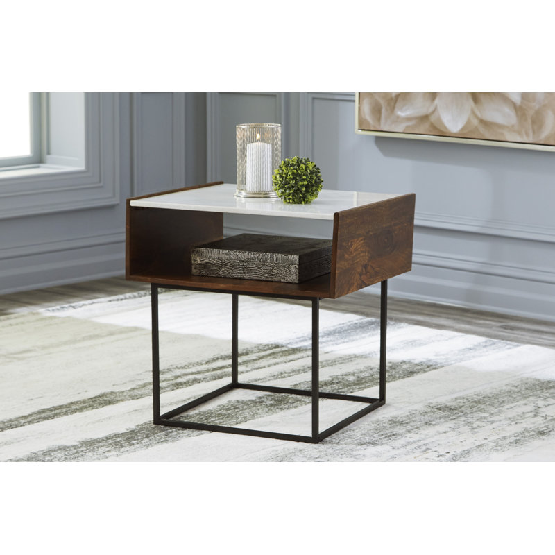 Sevyn Marble Top End Table