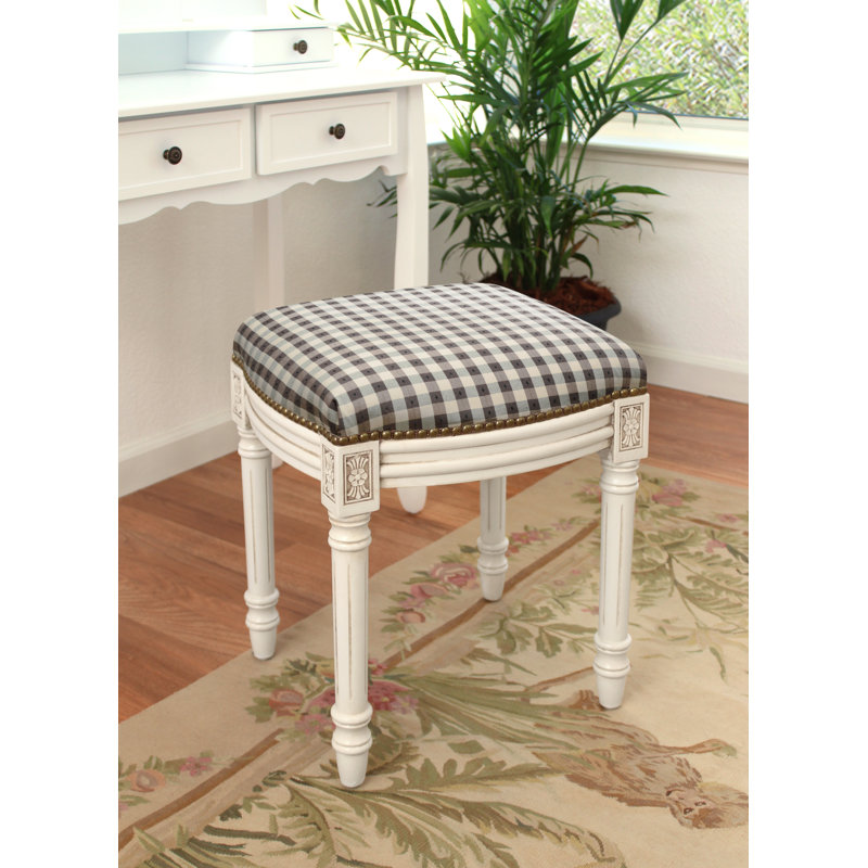Brooten Solid Wood Accent Stool
