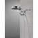HydraChoice Hydrorain 5 Spray Dual Shower Head and Handheld Shower with H2Okinetic 2.5 GPM