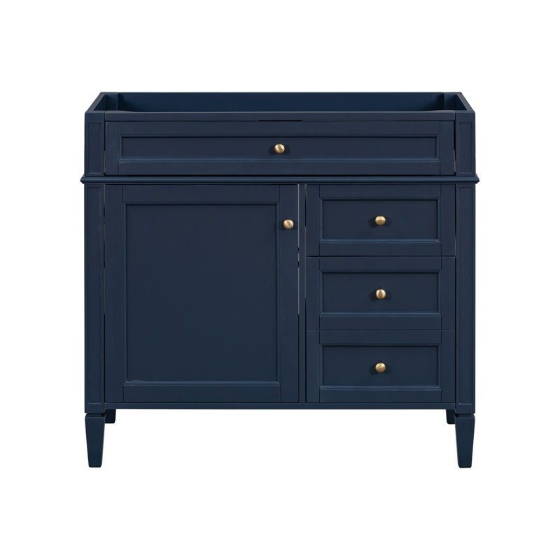 Bathroom Vanity Without Top Sink, Blue