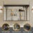 48 In. W X 36 In. H Rectangular Aluminum Dimmable Flowing Led Light Anti-fog Surface Mount Medicine Cabinet With Mirror