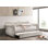 Lit de jour en lin beige Adkins avec couchette