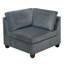 Modulaire - 3 pièces, gris: assise en tissu de chenille de qualité supérieure avec structure en bois 3 pièces en gris: élégant et chaises, fabrication en bois