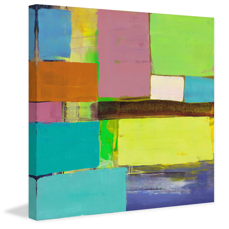 Julie Joy - Wrapped Canvas Painting, 45cm H x 45cm W