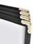 WeChef - Paquet de 40 couvertures de menu de restaurant style bourgogne 4 pages 8 vues-104337990-104337991