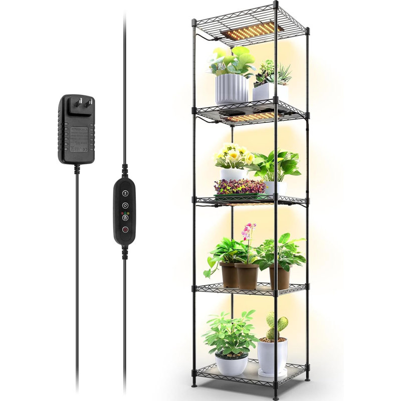 Support pour plante d'intérieur avec lumière de croissance