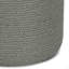 Pouf rond tressé - gris tourterelle