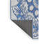 Tapis bleu/blanc cassé tissé à la machine-1203877590