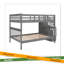 Lit superposé double avec escalier avec rangement et barrière de sécurité pour chambre à coucher, dortoir-676730228
