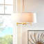 Lustre - configuration 5 lumières, abat-jour tambour-541980528