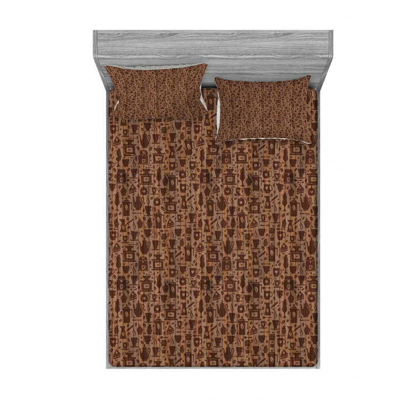 Microfiber Sheet Set, Queen Sheet Set with Fitted Sheet