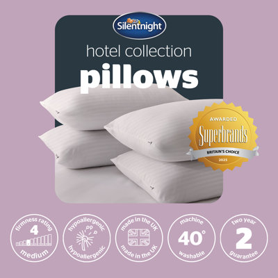 Silentnight Hotel Collection Pillows Medium Soft Support