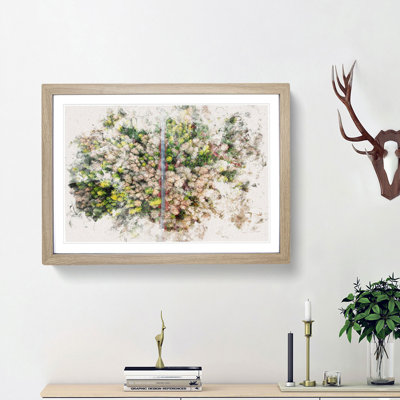 Separating the Forest - Picture Frame Painting Print