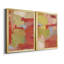 Bright Costa I - ensemble de 2 peintures sur toile encadrées-1754875591-1754875590