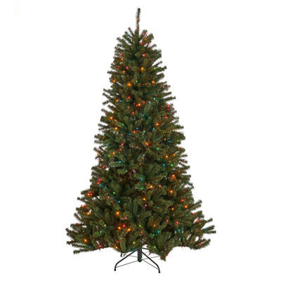 7' Noble Hinged Tree With 500 Multilights-UL,Dia:48