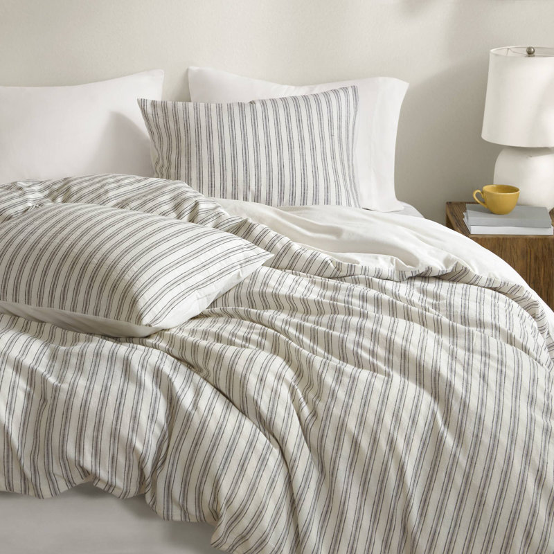 3 PCSSoft Bedding Sets, Tan, Queen Duvet Cover + 2 Standard Shams